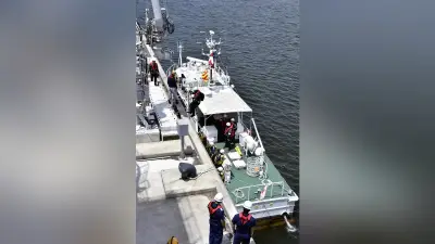 災害で陸路断たれた想定、火力発電所の点検要員を海上輸送 JERAと第4管区海上保安本部が合同訓練を実施