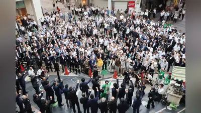 香川県知事選が告示、4氏立候補 22年ぶり2度目の電子投票も