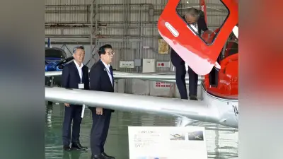 金子国交相、宮崎の航空大学校を視察 訓練遅れの対応状況も確認