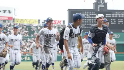 健大高崎、完封リレーで2回戦突破 写真部と吹奏楽部が応援