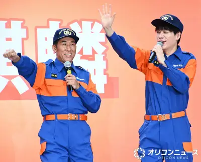 麒麟・田村裕、相方の隣で緊張「毎日テレビで見ているんで(笑)」 川島明の「麒麟です」に観客沸く