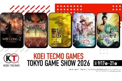 コーエーテクモ、TGS2026出展決定！5作品の試遊や新作グッズも公開
