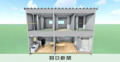 熊本地震、氷川町に県内初の2階建て仮設住宅 自宅敷地内設置も推進