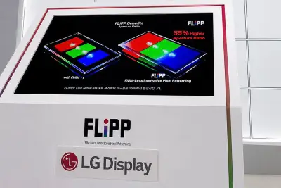 LG Display、FMM不要の次世代OLED技術「FLiPP」公開 輝度1.6倍・寿命2.4倍