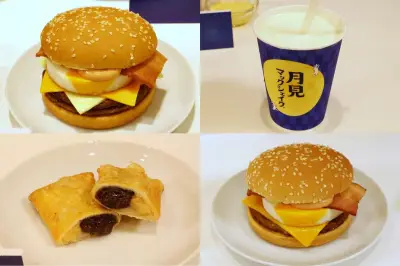 マクドナルド、月見バーガー35周年 新商品「炙り牛すき焼き風月見」登場