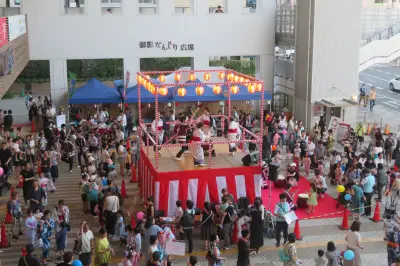 御影クラッセ夏まつり、8月8日・9日に開催 甲南大学和太鼓同好会の演奏と盆踊り、体験ゲームや屋台も