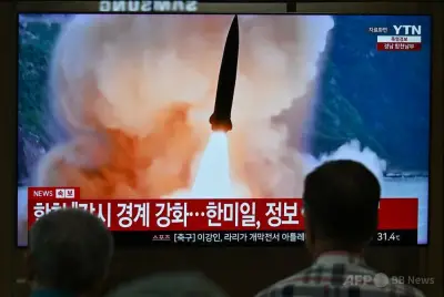 北朝鮮が短距離弾道ミサイル約10発を発射、韓国軍が発表