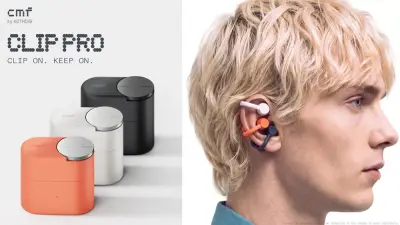 Nothing、クリップ型オープンイヤーイヤホン「CMF Clip Pro」発売 1万2800円