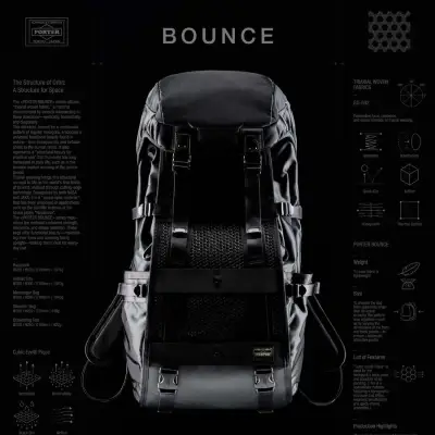 PORTER新作「BOUNCE」2026年8月7日発売、宇宙開発素材の三軸織物採用