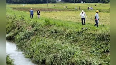 千葉市豪雨で行方不明の男性、住民らが川を中心に捜索