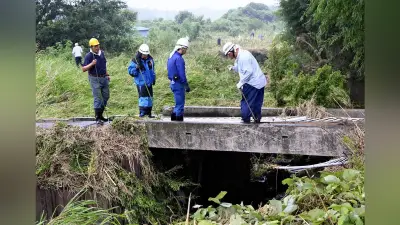 豪雨で孤立した知人救助試み不明の男性、住民50人が自主捜索