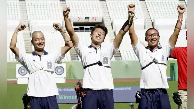 インターハイ・アーチェリー男子団体、鯖江が初優勝