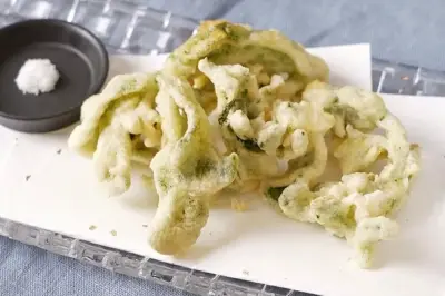 佐賀県特産アイスプラントが天ぷらに！サクッぷにっ新食感レシピ