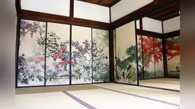 四季の美描くふすま絵、泉涌寺に奉納 来月３～６日公開