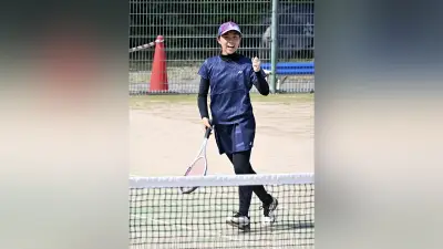 全国高校総体インターハイ・ソフトテニス女子個人・甲西の下村莉子選手が3回戦敗退、それでも「試合楽しめた」