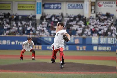 SHOW-WA、千葉ロッテ戦でパフォーマンス＆始球式 山本佳志は106キロ記録も後逸