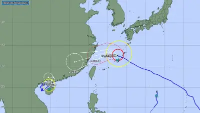 強い台風18号、奄美・沖縄本島に接近　暴風や高波に厳重警戒