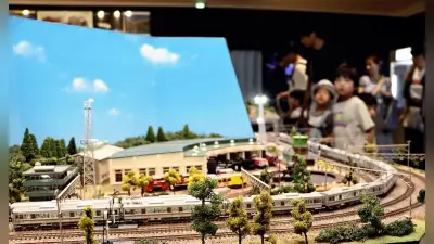 トミックス50周年展、京都鉄道博物館で開幕 ジオラマに模型疾走