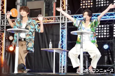 綱啓永＆髙松アロハ、アロハシャツで登場 サウナで遭遇したエピソード披露