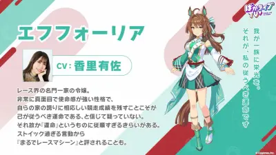 『ウマ娘』ファレノプシス＆エフフォーリア登場 勝負服イラスト解禁