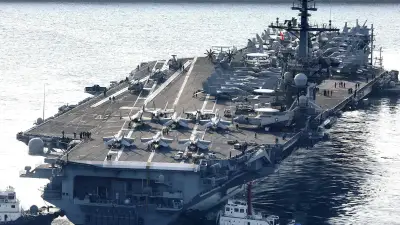 米空母ジョージ・ワシントンを中東へ、対イラン作戦で交代派遣 米報道