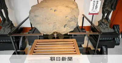 薬師寺の国宝・仏足石に液体かけた疑い、台湾出身の女を逮捕