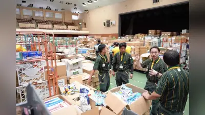 被災地支援物資、ヤマト運輸が仕分け 企業ノウハウ活用