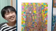 12歳で定規アート確立、ノートルダム大聖堂の作品がパリへ「絵に言葉の壁はない」