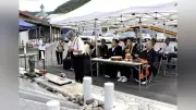 飛騨川バス転落事故から58年、慰霊法要に遺族ら20人 岐阜・白川町