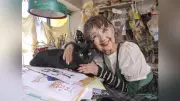 88歳のイラストレーター田村セツコさん、黒猫にゃん太との出会い語る