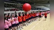 跡見学園、生徒主導の体育祭 代々木第一体育館で開催
