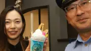 特殊詐欺防止へ「青のどらぺちーの」発売　姫路の和菓子屋が洋スイーツで注意喚起
