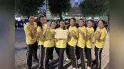 文京学院の高校カラーガード部が全国大会で優勝、トールフラッグ部門制す