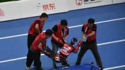 人類最速ボルト超え9秒32、中国で第2回人型ロボ運動会開幕
