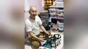 愛犬の足を支えるオーダーメイド車いす、一宮の工房が製作