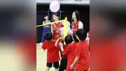 デンソーエアリービーズ、郡山で小中学生と交流会