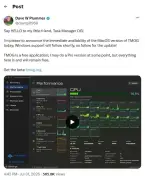 元MSエンジニアがmacOS向けタスクマネージャー「Task Manager OG」を無償公開