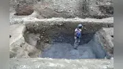 秀吉最初の京都の城「妙顕寺城」、素掘りの外堀跡を初確認 急造の拠点か