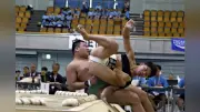 インターハイ相撲 勝敗分ける大将戦「望んでいた場面」1年・三瀬選手が足取りで制し3連勝 チームを決勝Tへ