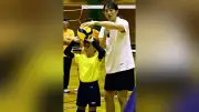 元日本代表・柳田将洋選手が安中でバレー教室 小中学生約120人参加
