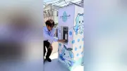 阿波おどり前に新町橋東公園へ無料給水スポット設置
