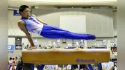 インターハイ体操男子あん馬、大体大浪商（大阪）の藤原選手が骨折乗り越え連覇 14.8点で歓声を浴びた
