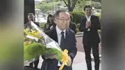 玄海町長・日高大助氏が初登庁「公平公正で透明性の高い町政を」