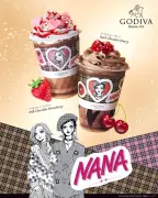 ゴディバ×『NANA』コラボ第1弾、本日発売！ナナ＆ハチのショコリキサー登場