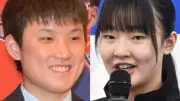 張本智和＆美和、史上初の兄妹アベック優勝を報告 両親との家族ショット公開