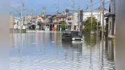 福井県で大雨特別警報、道路冠水や土砂崩れ相次ぐ 住民「何かがあってからでは遅い」