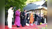 比叡山宗教サミット39周年、約450人が世界平和祈る
