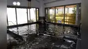 氷川町の温浴施設が浴場を無料開放、水資源機構が浄水装置で支援