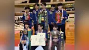 井原が新体操男子団体で連覇、波田地主将「最高に気持ちよかった」