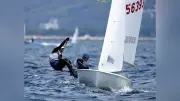 内陸県から入賞目指す海津明誠、セーリング男子420級で8位健闘